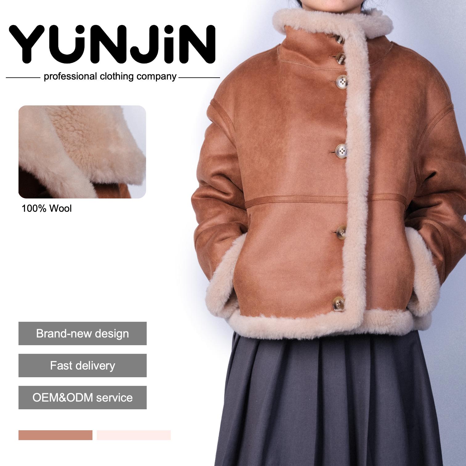 YUNJIN Double-Sided Real Wool Jacket - Women's New
