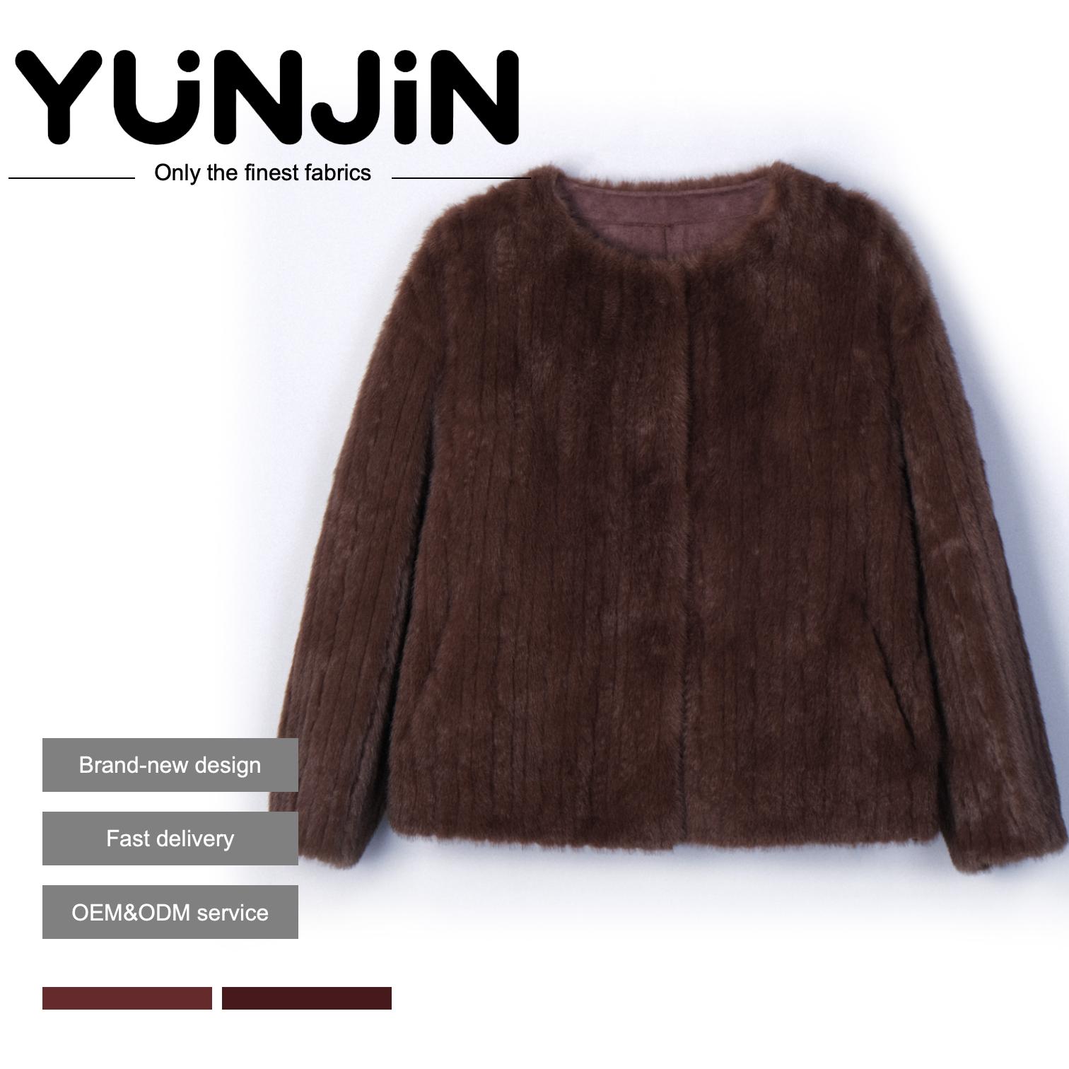 Modern Fashion Ladies Winter Fur Jacket Plus Size